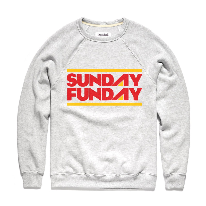 Charlie Hustle Sunday Funday Sweatshirt - Ash