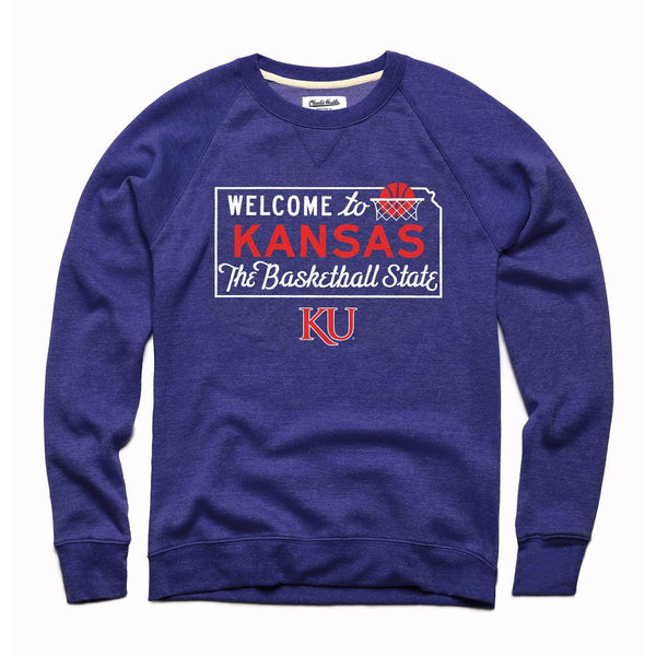 Charlie Hustle Willkommen in Kansas: Das Basketball State Sweatshirt