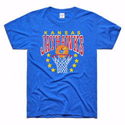 Charlie Hustle Kansas Jayhawks Basketball-T-Shirt