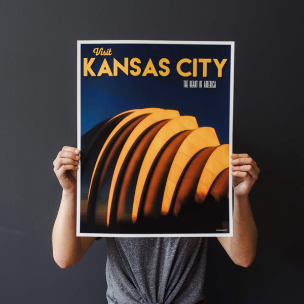 Choose KC The Kauffman Performing Arts Center Travel Poster Print