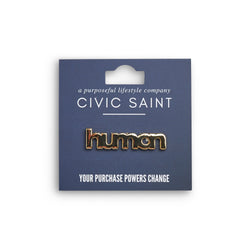 Civic Saint Human Anstecknadel