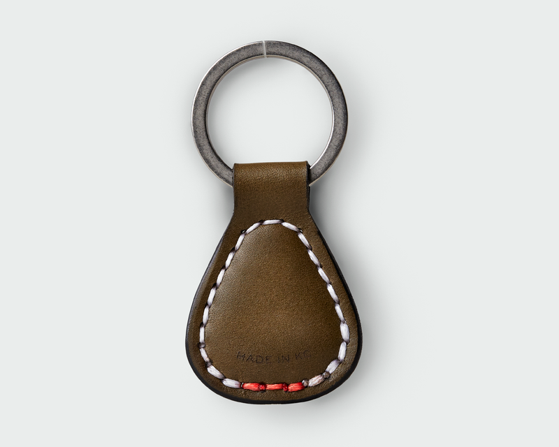 Sandlot Goods Classic Leather Key Fob - Olive