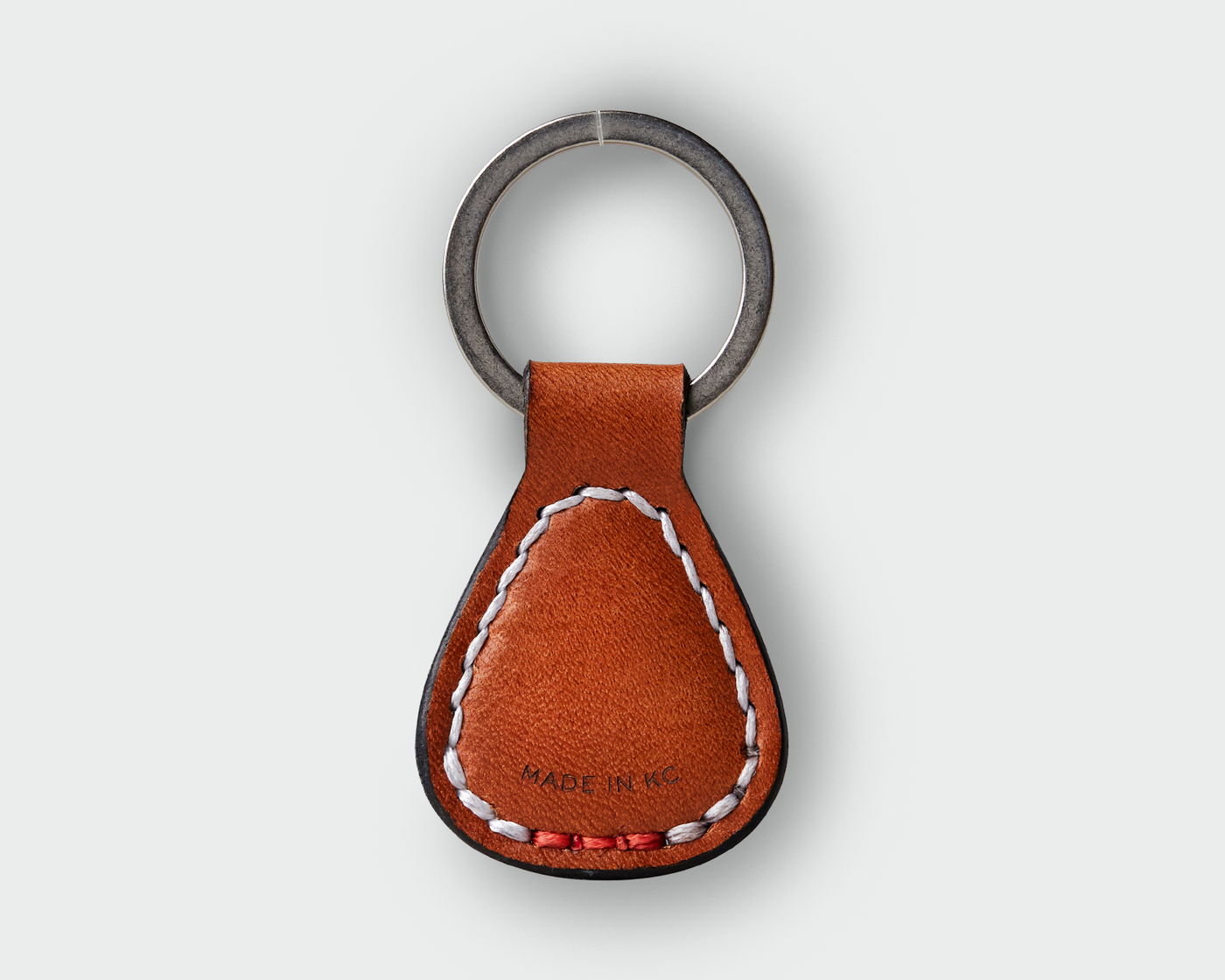 Sandlot Goods Classic Leather Key Fob Tan