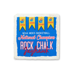 Von Untersetzern zu Untersetzern: Rock Chalk Jayhawk Champions 
