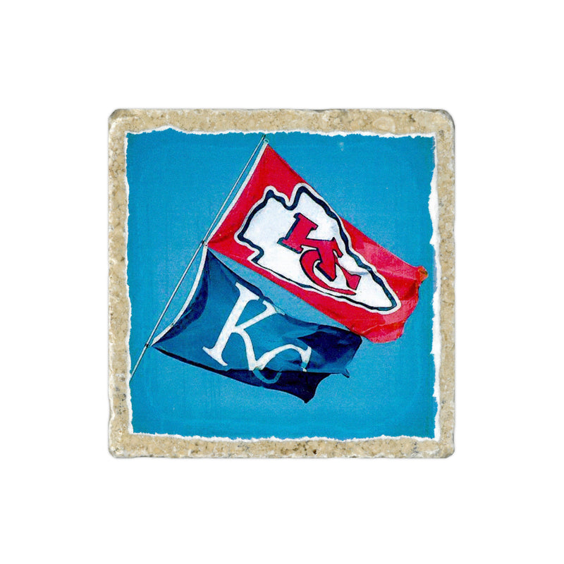 Coasters to Coasters: KC Flags