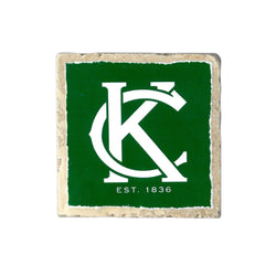 Von Untersetzern zu Untersetzern: Grünes KC-Logo