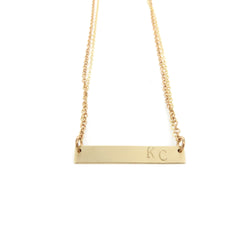 Coki Bijoux KC Bar Necklace - Gold