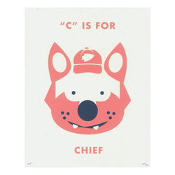 Conaghan Creative "C" is for Chief Print