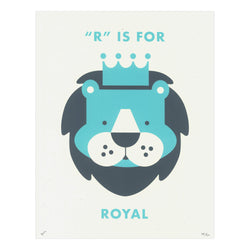 Conaghan Creative "R" is for Royal Print