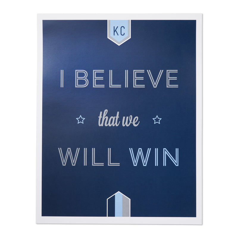 Dimestore Saint Designs „I Believe That We Will Win Print“.