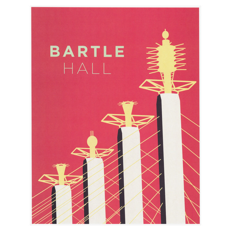Dimestore Saint Designs Bartle Hall Print