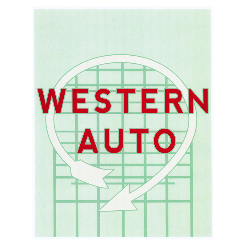Dimestore Saint Designs Western Auto Print