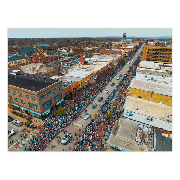 Drone Lawrence Parade of Champions Photo Print