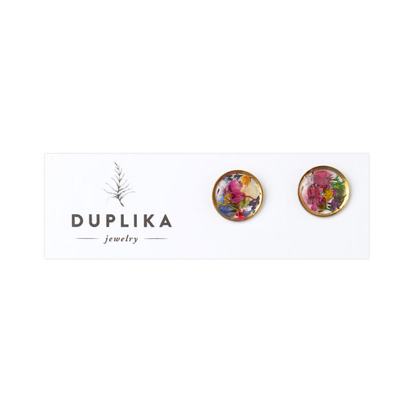 Duplika Jewelry Confetti Stud Earrings