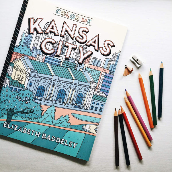 Elizabeth Baddeley Illustration Color Me Kansas City Malbuch