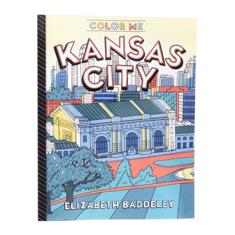Elizabeth Baddeley Illustration Color Me Kansas City Coloring Book