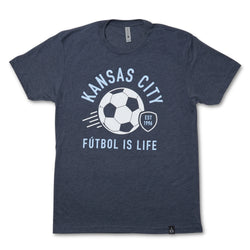 Flint & Field Kansas City Fútbol Is Life Tee