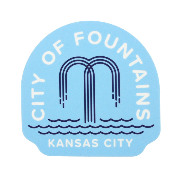 Flint & Field City of Fountains Sticker