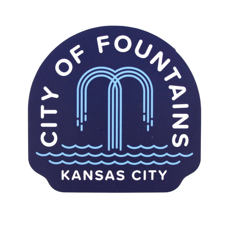 Flint & Field City of Fountains Sticker