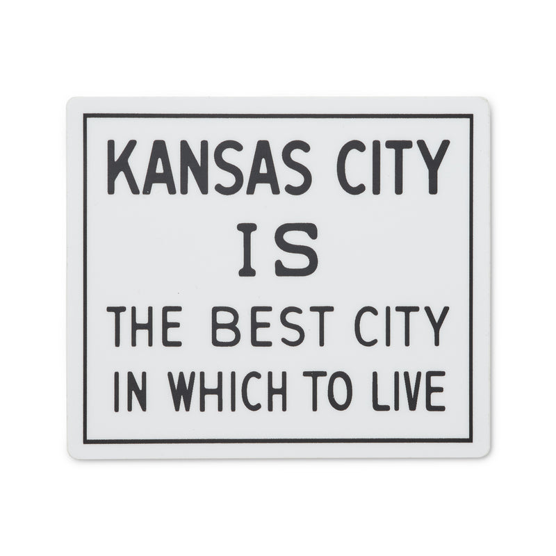 Flint & Field Kansas City Is the Best City in Which to Live Sticker