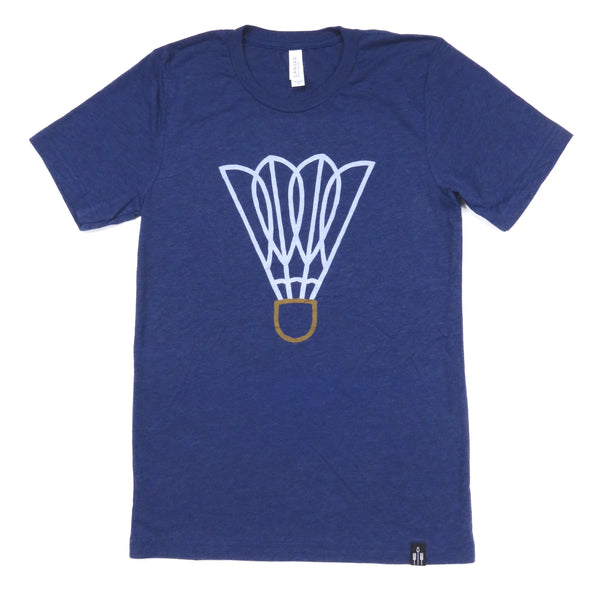 Flint &amp; Field Shuttlecock T-Shirt – Marineblau
