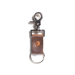 Foxtrot Supply Co. Simple Leather Key Clip - Brown