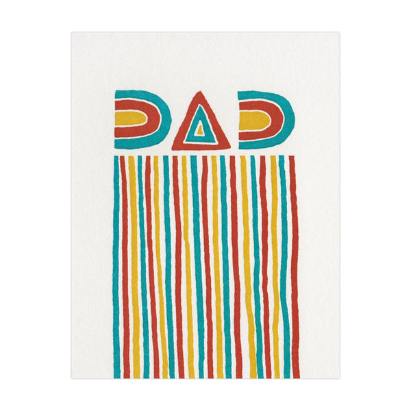 Hammerpress Dad Stripes Card