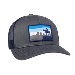 Heartland Hat Co. Scout Skyline Snapback - Charcoal