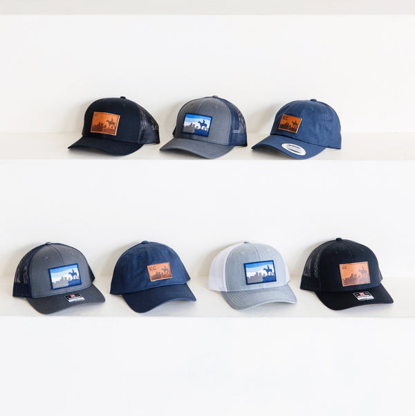 Heartland Hat Co. Scout Skyline Snapback – Marineblau 