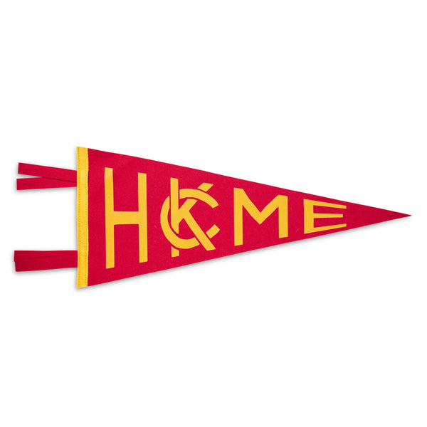 Home KC Pennant - Red & Yellow