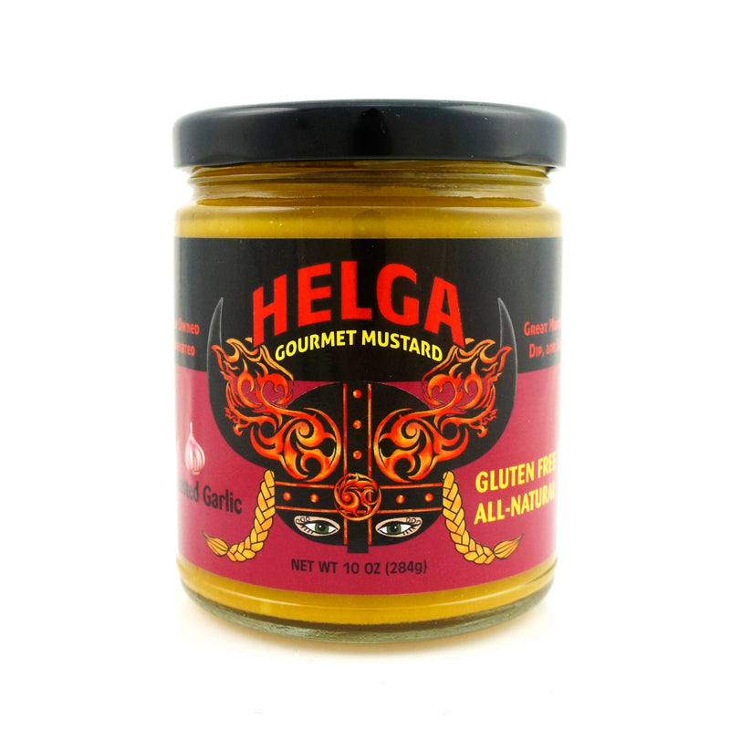 Helga Roasted Garlic Gourmet Mustard