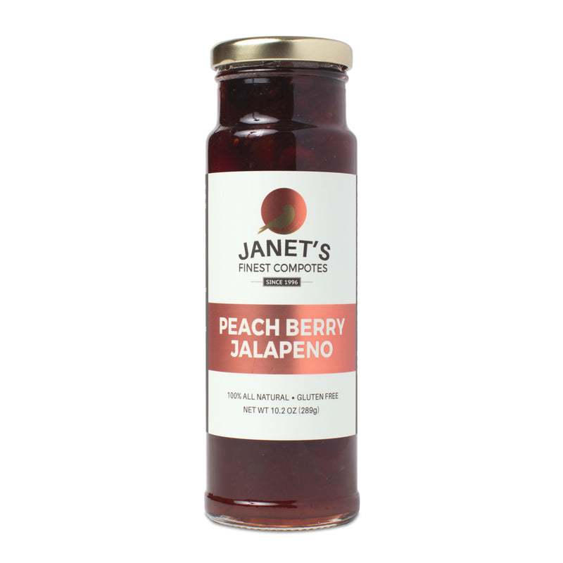 Janet's Finest Compotes Peach Berry Jalapeno