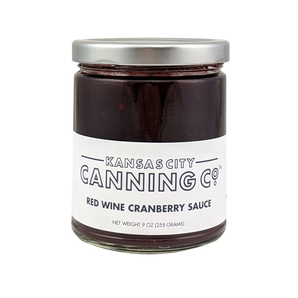 Kansas City Canning Co. Rotwein-Cranberry-Sauce