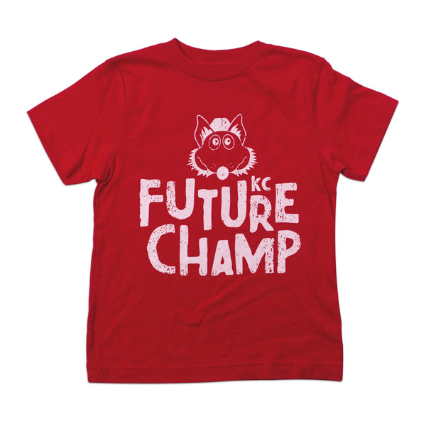 Future Champ Kinder-T-Shirt – Rot