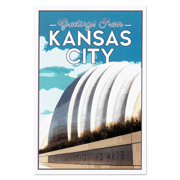 Postkarte des KC Landmarks Project: Performing Arts Center