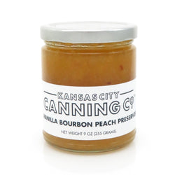 Kansas City Canning Co. Vanille-Bourbon-Pfirsich-Konserven