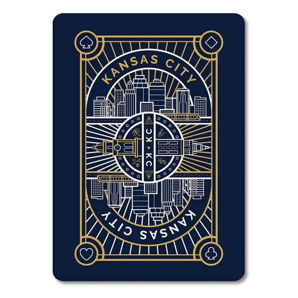 KC Labyrinth Kansas City Art Deco Playing Cards
