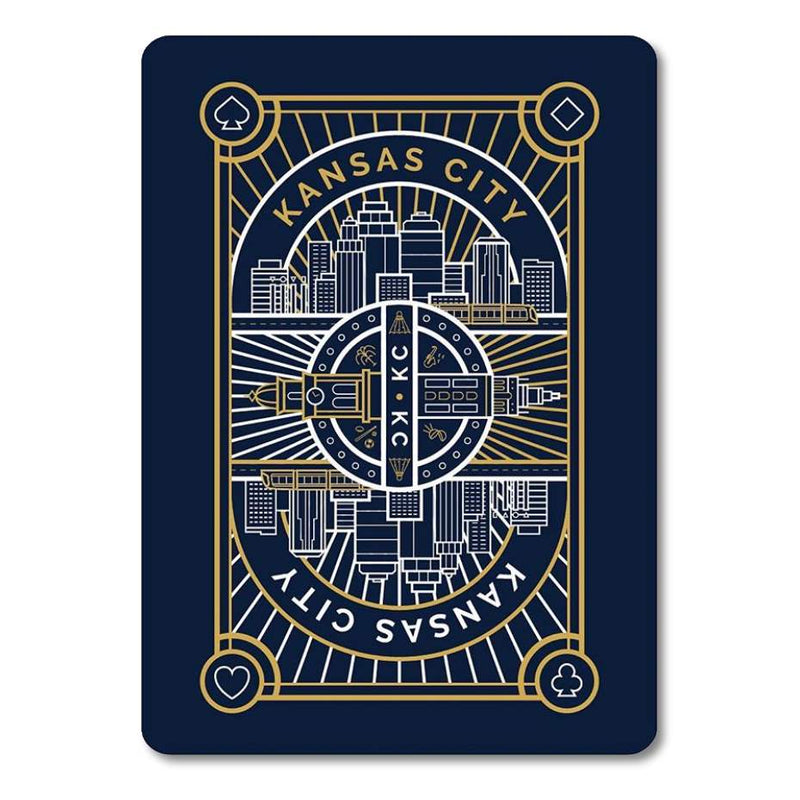 KC Labyrinth Kansas City Art Deco Spielkarten