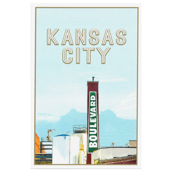 KC Landmarks Project Boulevard Brewery Print