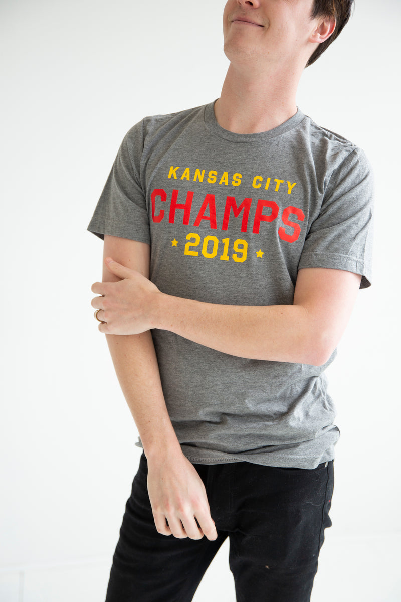 Kansas City 2019 Champs Tee - Grey