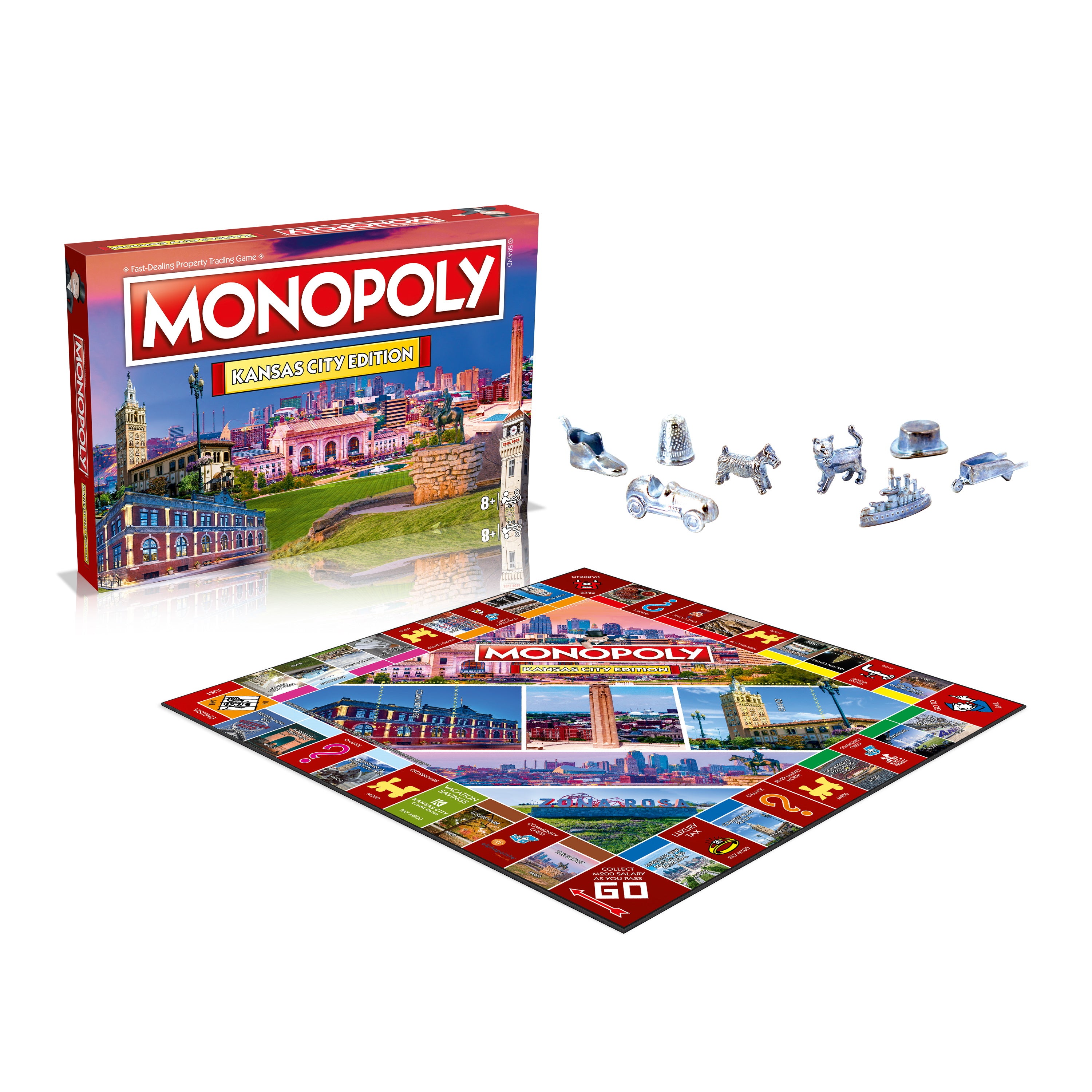 Kansas City Edition Monopoly Board Game – Made in KC