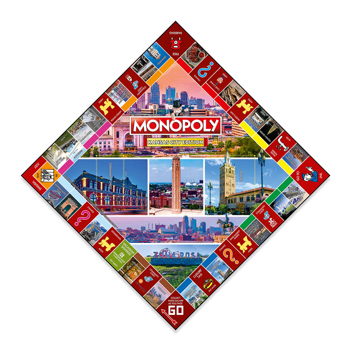 Kansas City Edition Monopoly Board Game Made In Kc 5257