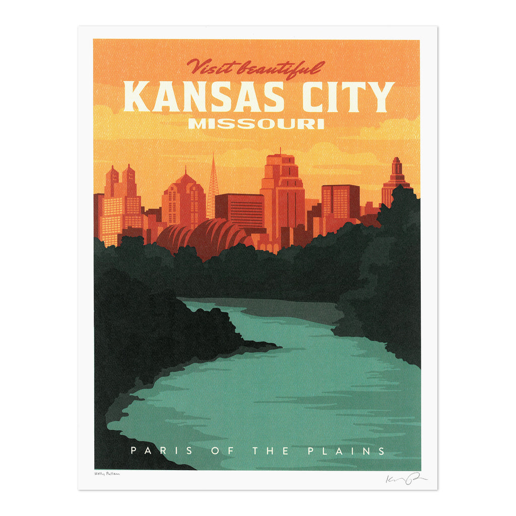 Arrowhead KC Heart - Kansas City - Posters and Art Prints