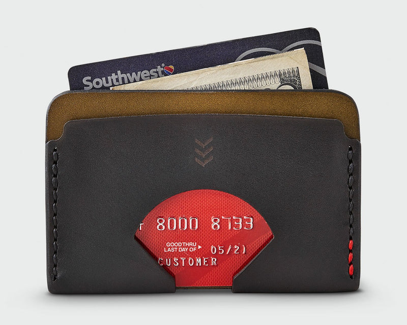 Sandlot Goods The Monarch - Olive and Black Wallet