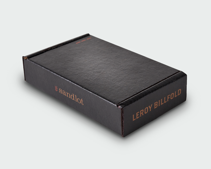Sandlot Goods Leroy Brieftasche – Schwarz