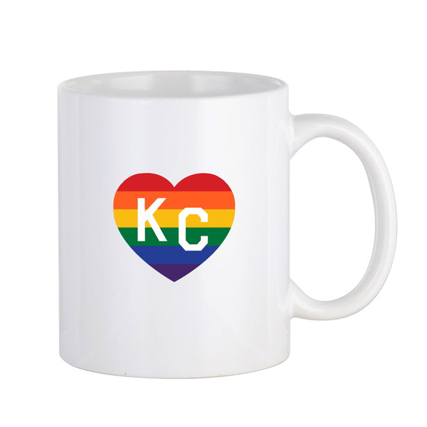 Made in KC x Charlie Hustle KC Heart Classic Mug: Pride