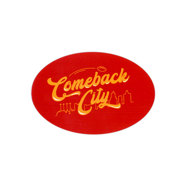 Comeback City Skyline Sticker