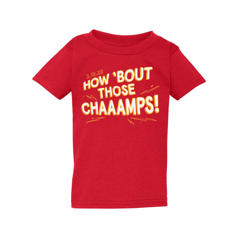 How 'Bout Those Champs Kids Tee - Red
