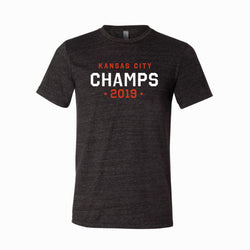 Kansas City 2019 Champs T-Shirt – Anthrazit