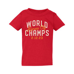 World Champs 2.12.23 Kinder-T-Shirt – Rot
